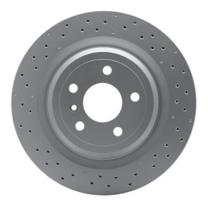 Mercedes-Benz ML400 Brake Rotor (1) - Rear - R1 Concepts - Drilled, Carbon Alloy GeoMET - `12-`15